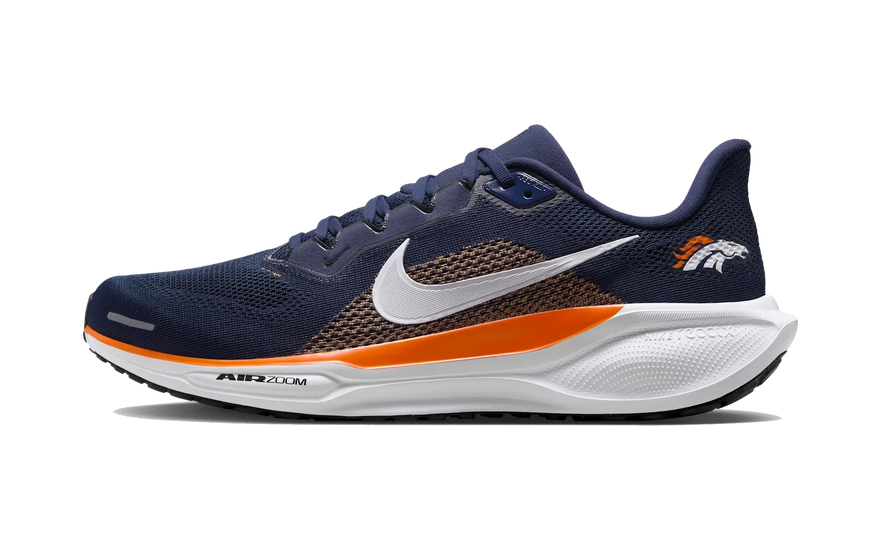 Nike Air Zoom Pegasus 41 Denver Broncos (2025): la Pegasus que lleva el navy y naranja de Colorado a tus pies