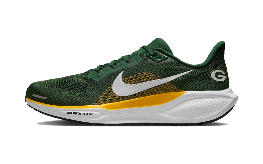 Nike Air Zoom Pegasus 41 Green Bay Packers (2025): la zapatilla que lleva el verde y oro a la calle