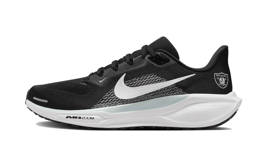 Nike Air Zoom Pegasus 41 Las Vegas Raiders (2025): el pack NFL que convierte la running más vendida de Nike en negro y plata