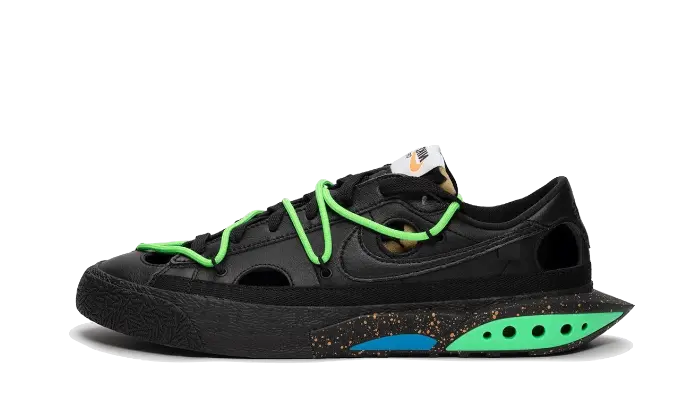 Nike Blazer Low Off-White Zwart Groen: de stadschoen die je nodig hebt