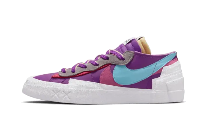 Nike Blazer Low Sacai Kaws Purple Dusk: de samenwerking die streetwear herdefinieert