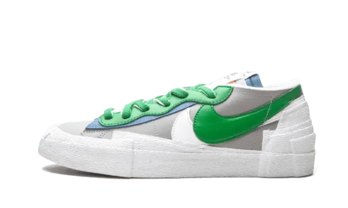 Nike Blazer Low Sacai Medium Grey Classic Green: Capa doble i estil urbà