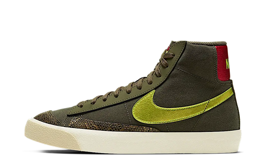 Nike Blazer Mid 77 Olive Snakeskin: η πινελιά με σχέδιο φίδι που χρειάζεται το ντύσιμό σου