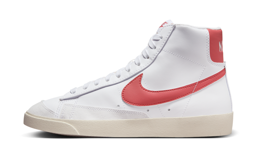 Nike Blazer Mid 77 White Adobe Red Stardust Sail — Silueta retro con actitud