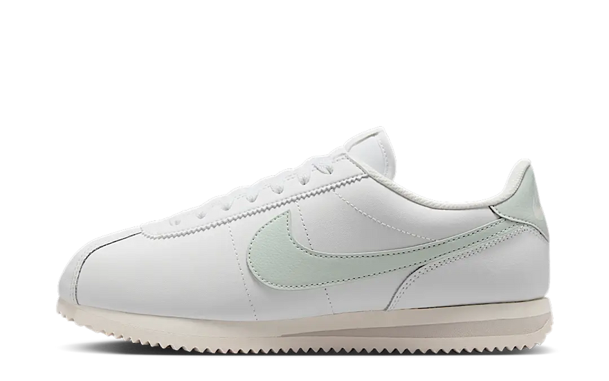 Nike Cortez Leather Summit White Light Silver: clásico de cuero y estilo atemporal