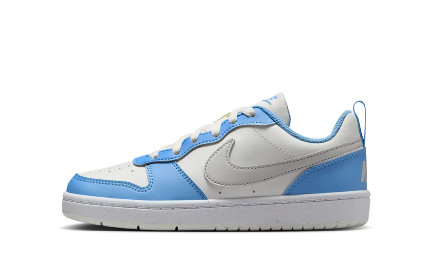 Nike Court Borough Low Recraft Summit White Cobalt Pulse White Vast Grey — sapatilhas urbanas sustentáveis e intemporais