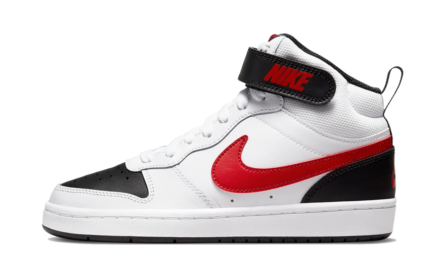 Nike Court Borough Mid 2 White University Red: estilo, talla y cómo combinarlas