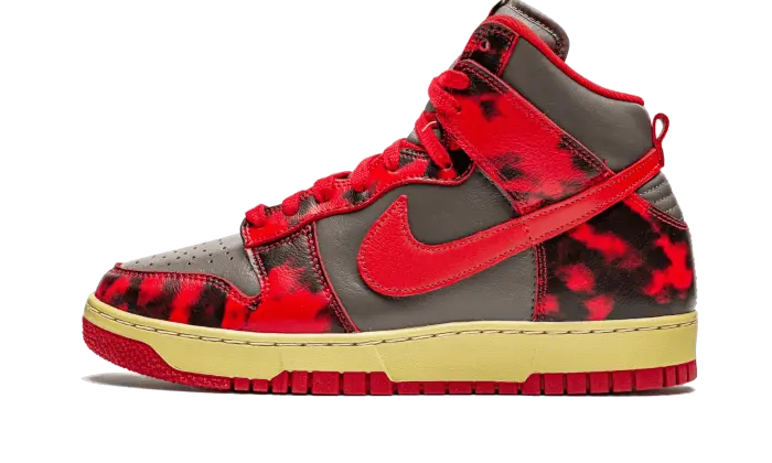 Nike Dunk High 1985 Rouge délavé à l'acide : la Dunk qui fait revivre le style des années 80