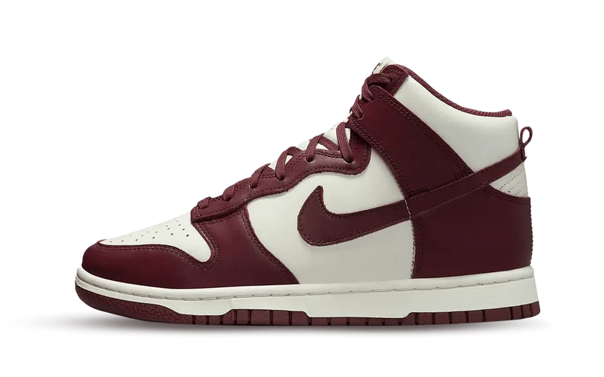 Nike Dunk High Bourgogne : Style bordeaux pour se démarquer dans le vêtement de rue