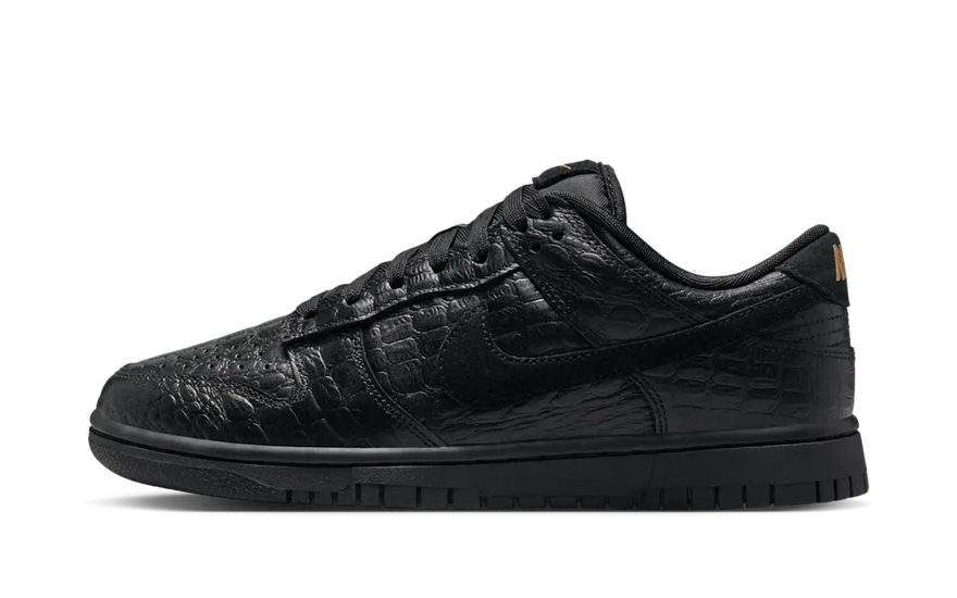 Nike Dunk Low Crocodile Black: Byens luksus, der sætter mode