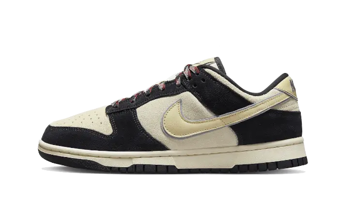 Nike Dunk Low LX Black Team Gold: Sorte sko med stil og bymæssig komfort
