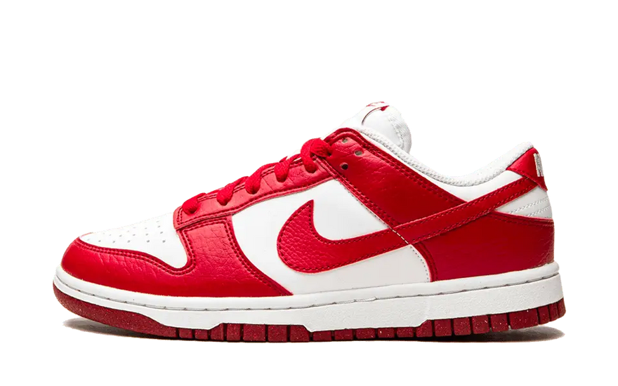 Nike Dunk Low Next Nature White Gym Red: Hållbara skor med Nike Zoom för stadsmode