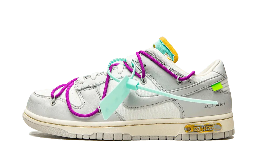 Nike Dunk Low Off-White Lot 21: el must-have callejero que necesitas