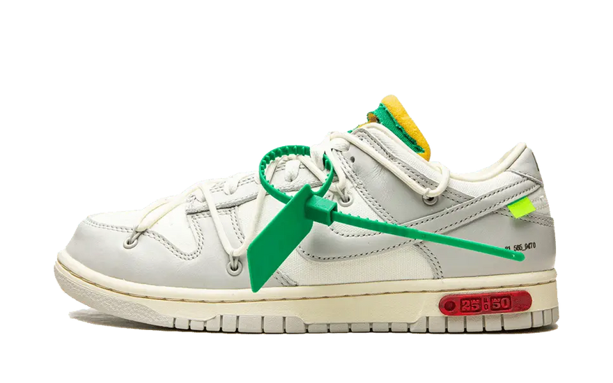 Nike Dunk Low Off-White Lot 25: el giro desgastado que tu outfit necesita