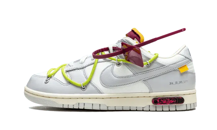 Nike Dunk Low Off-White Lotto 8: colori vivaci e stile urbano indispensabile