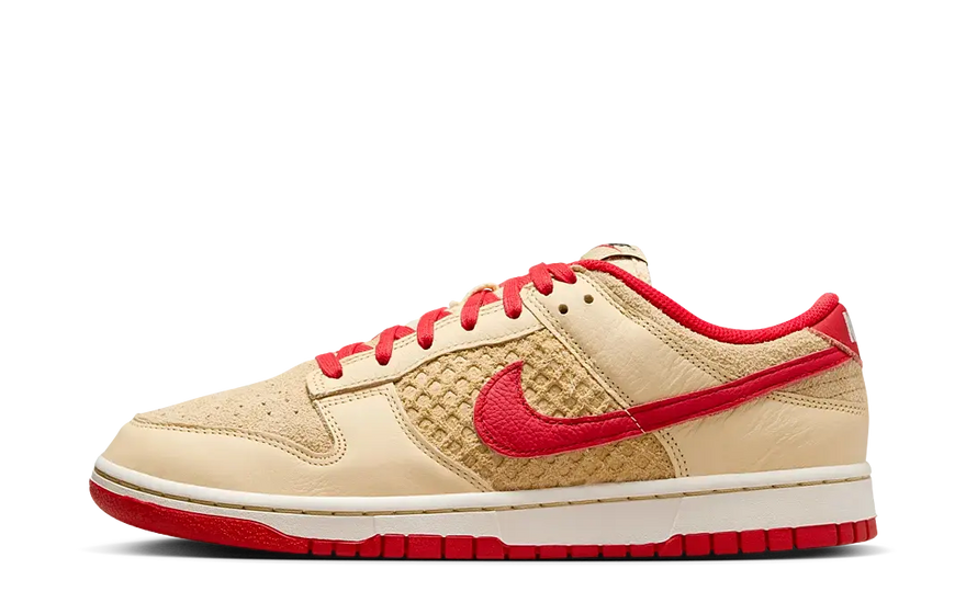 Nike Dunk Low Retro SE Strawberry Waffle: Erdbeerfarbene Schuhe mit urbanem Stil