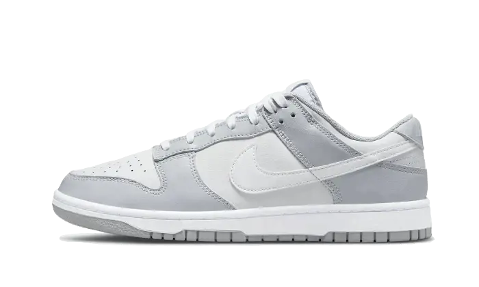 Nike Dunk Low Two Toned Grey: Retro sportschoenen in twee tinten grijs die je moet hebben