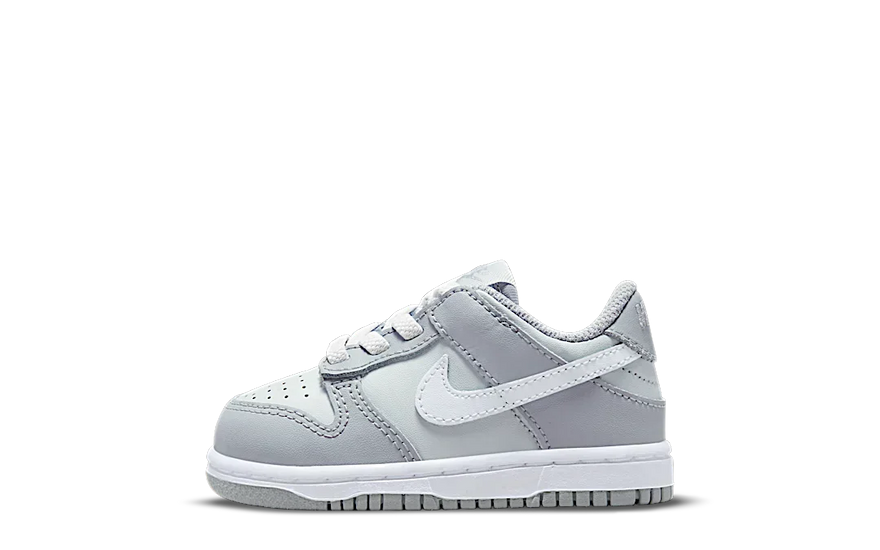 Nike Dunk Low Two-Toned Grey (TD): Zapatillas infantiles bicolor que marcan tendencia
