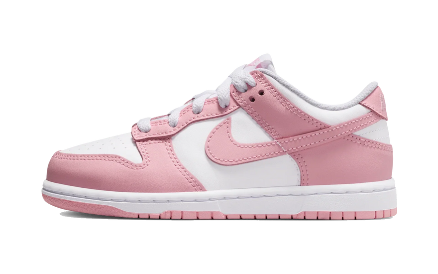 Nike Dunk Low White Medium Soft Pink (PS): el Dunk rosa empolvado para peques con estilo