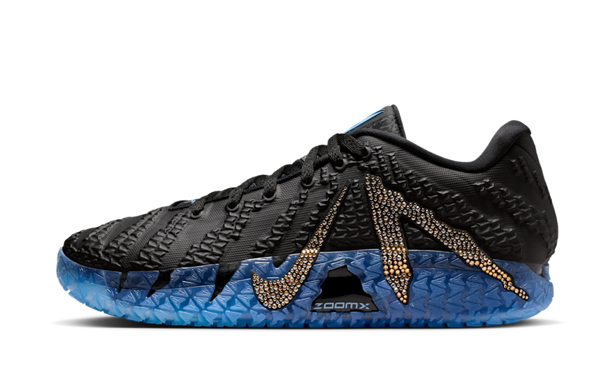 Nike Ja 3 Swarovski Warning Label: rendimiento en la cancha con brillo de lujo
