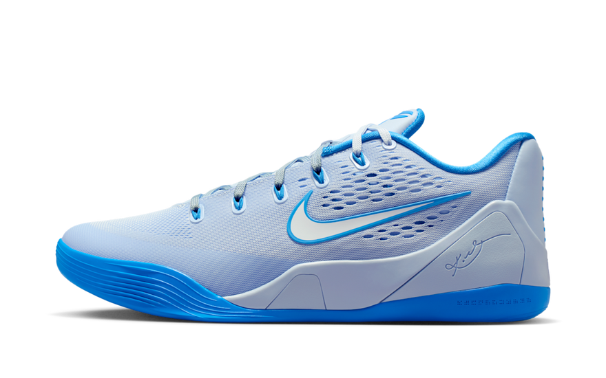 Nike Kobe 9 EM Low Protro TB Hydrogen Blue: rendimiento bajo perfil y estilo que impacta
