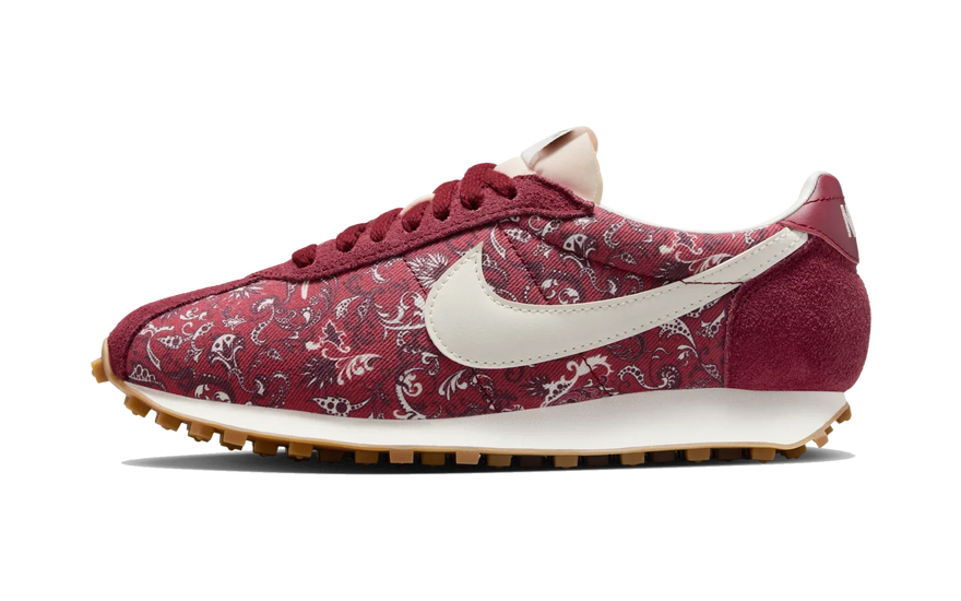 Nike LD-1000 Bandana Team Red (Women's): paisley rojo sobre un icono de 1977