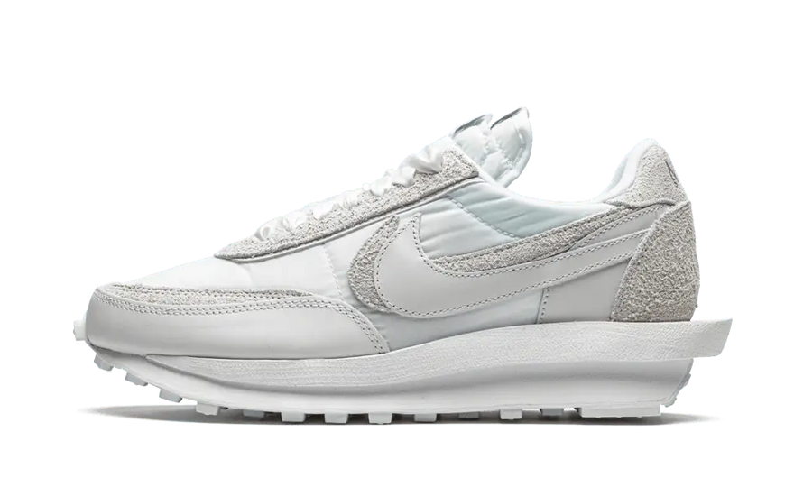 Nike LD Waffle sacai White Nylon: the white nylon sneakers with a double midsole 