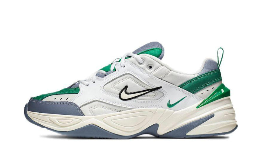 Nike M2K Tekno Platinum Tint Sail Lucid Green: la dad shoe gris con acento verde que vuelve a agotarse en 2026