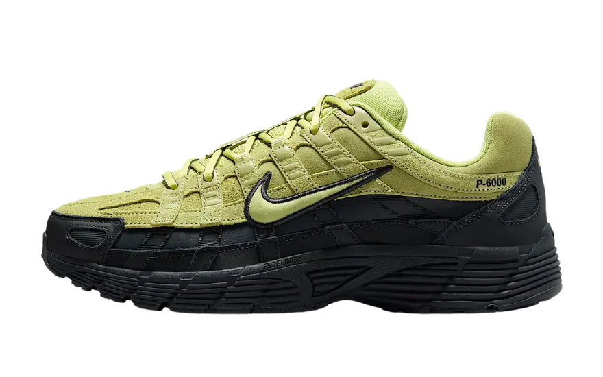 Nike P-6000 Premium Limelight Tmavě kouřově šedá — Retro a pohodlná do města