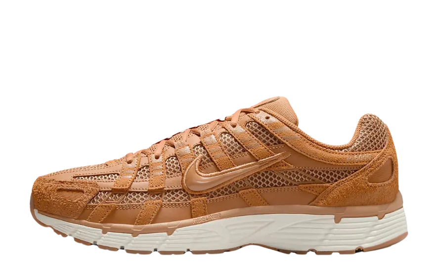 Nike P-6000 SE Flax Metallic Gold Sail: Retro style with modern shine