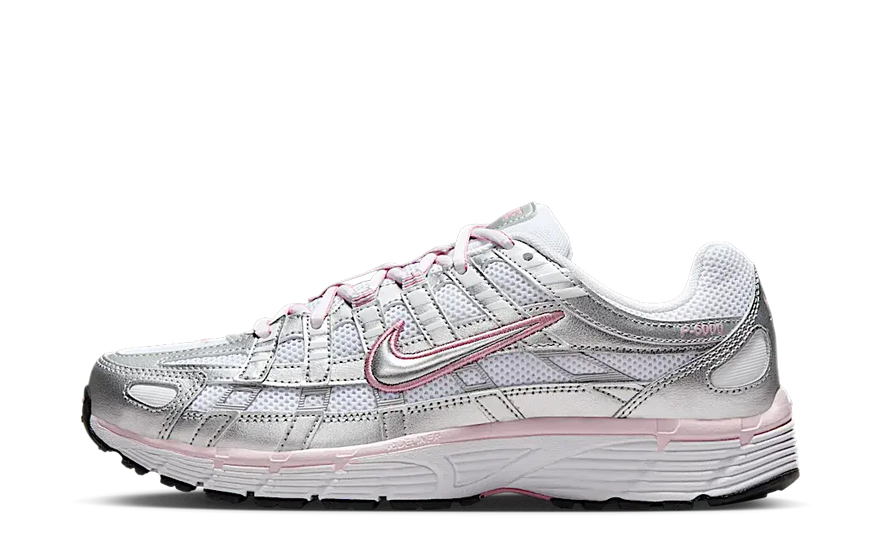 Nike P-6000 White Elemental Pink: Scarpe bianche con tocco rosa per stile urbano e comodità