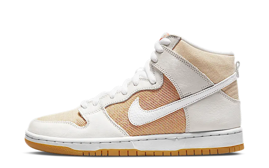 Nike SB Dunk High Pro ISO Orange Label Unbleached Natural — stedelijke stijl en prestaties