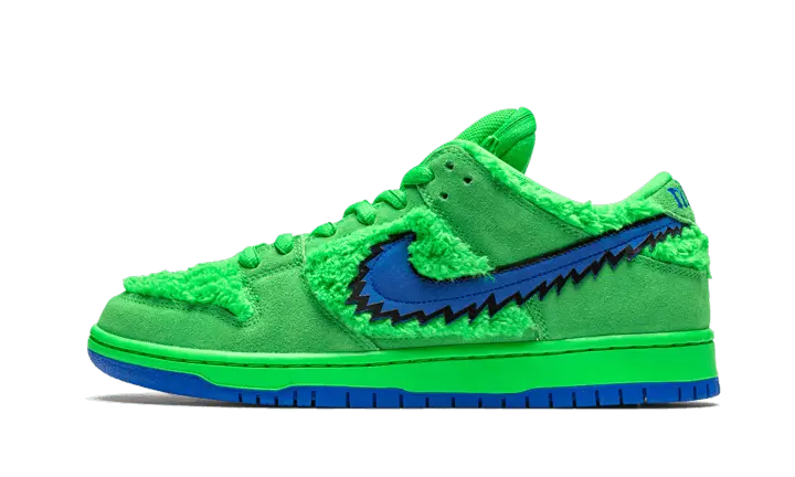 Nike SB Dunk Low Grateful Dead Bears Green: the shoe that unites skateboarding and music 