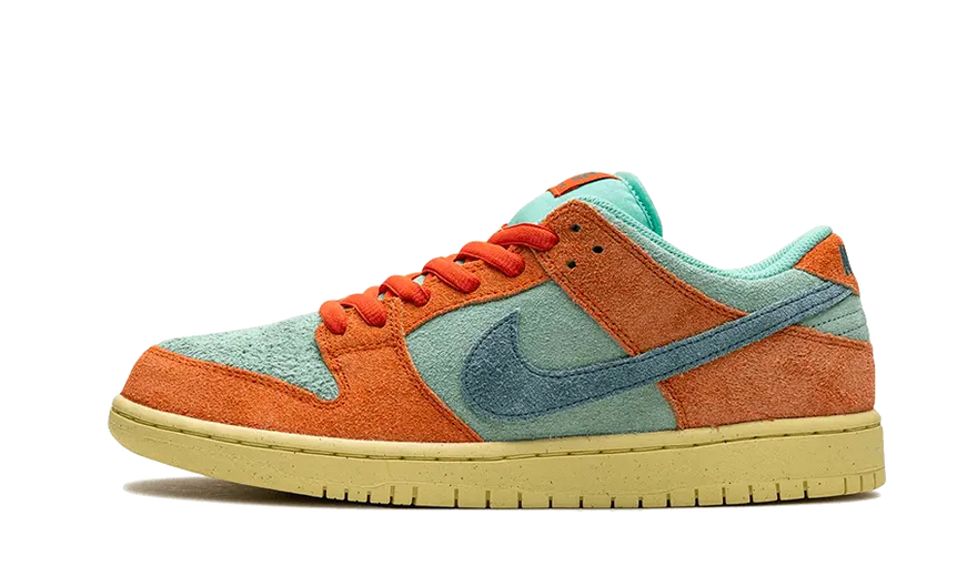 Nike SB Dunk Low Orange Emerald Rise: die perfekte Verbindung von Farbe und Leistung