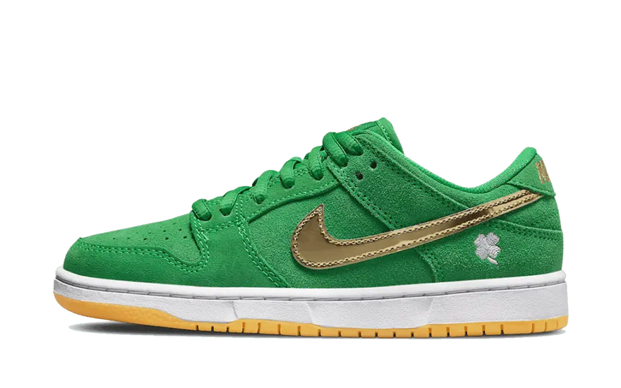 Nike SB Dunk Low Pro St. Patricks Day (2022) — San-Patricks-Tag-Ausgabe: unverzichtbare grün-goldene Farbkombination