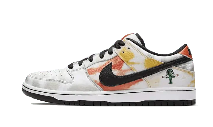 Nike SB Dunk Low Raygun Tie-Dye White: o ícone tie-dye que todo amante de ténis deseja