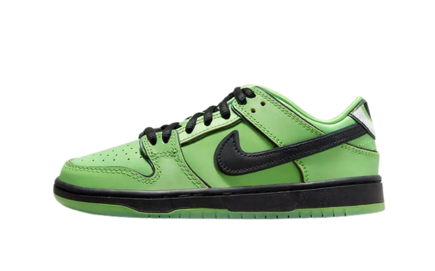 Nike SB Dunk Low The Powerpuff Girls Buttercup (PS): Kühner Stil für die Kleinsten