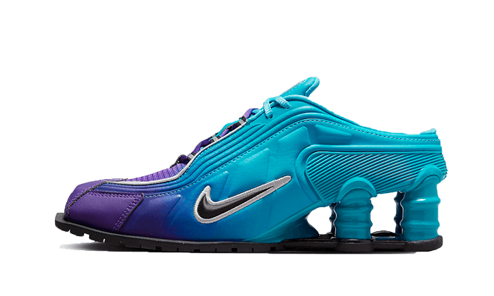 Nike Shox MR4 Mule Martine Rose Scuba Blue: la mule con tacón Shox que rompió las reglas del sneaker
