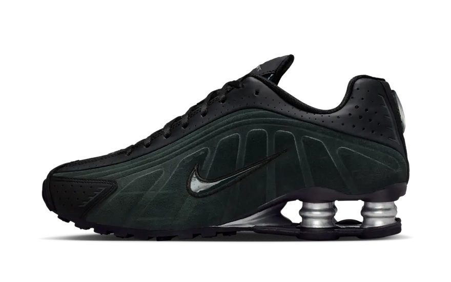 Nike Shox R4 Černá Stříbrná Mořská řasa: Městský styl a odpružení Shox