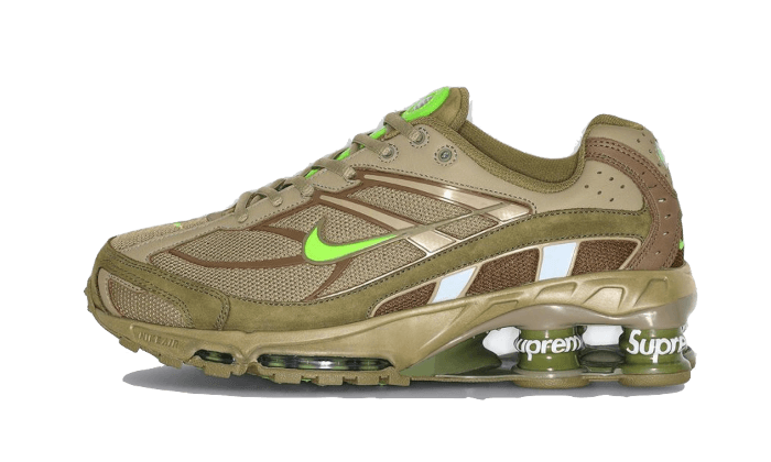 Nike Shox Ride 2 SP Supreme Olive: Estilo urbano y amortiguación icónica