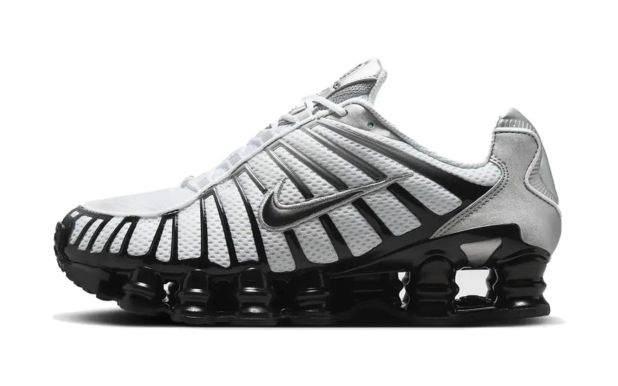 Nike Shox TL Kovově stříbrná Vlčí šedá — Kovový styl s odpružením Shox