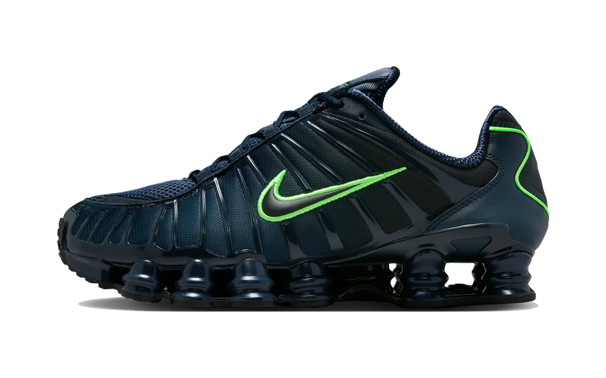 Nike Shox TL Thunder Blue Green Strike: la vuelta del muelle más ruidoso de los 2000