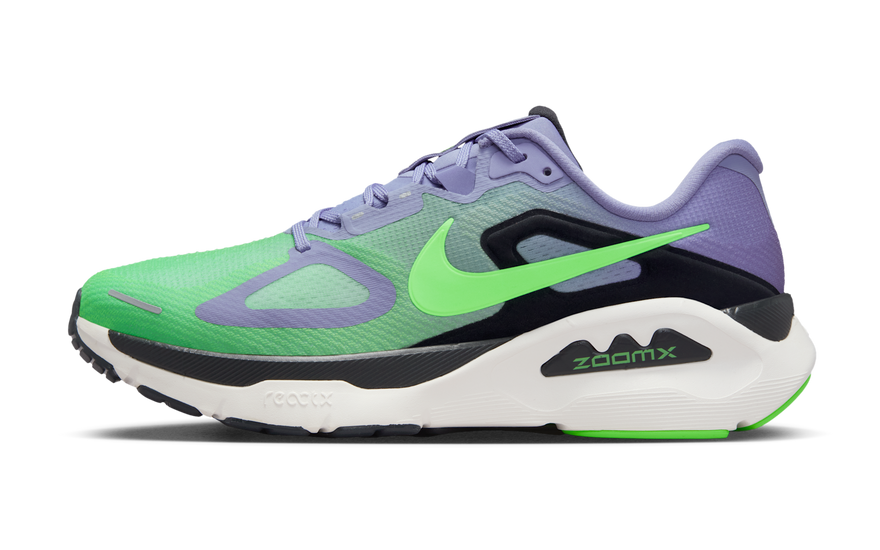 Nike Structure Plus Iron Purple Voltage Green: la estabilidad más eléctrica de 2026
