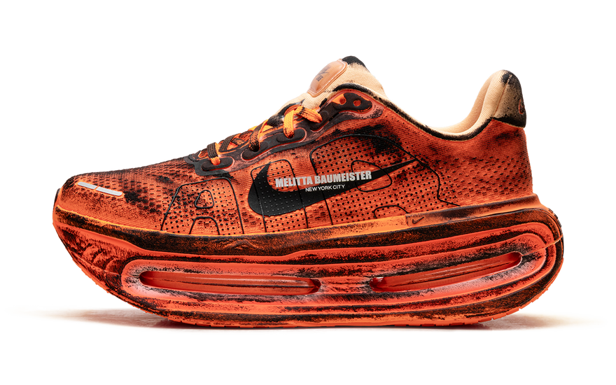 Nike Vomero Premium Melitta Baumeister: la colaboración naranja pintada a mano que rompe el running en 2026