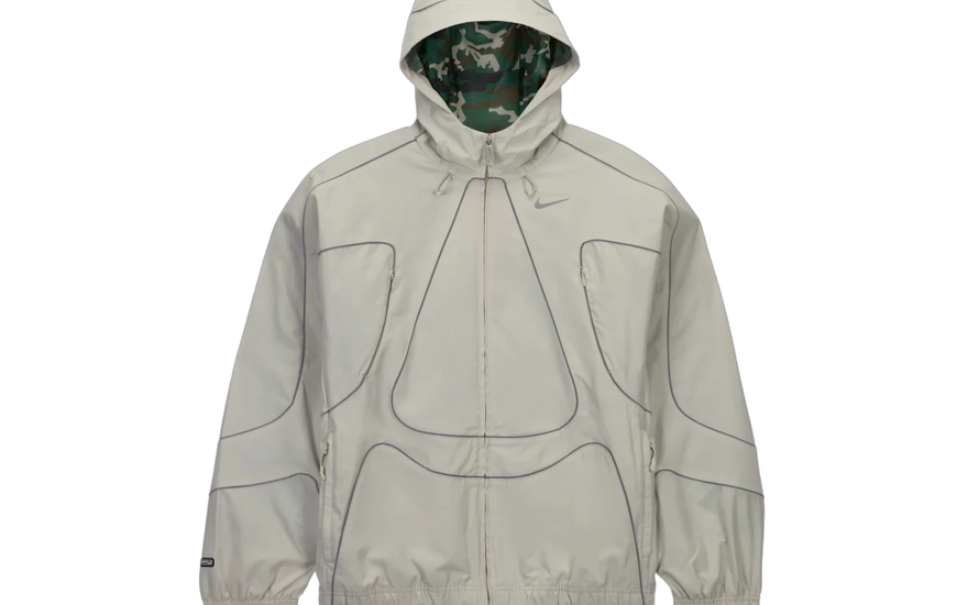 Nike x Corteiz Tracksuit Jacket Grey: la chaqueta que transforma tu look urbano