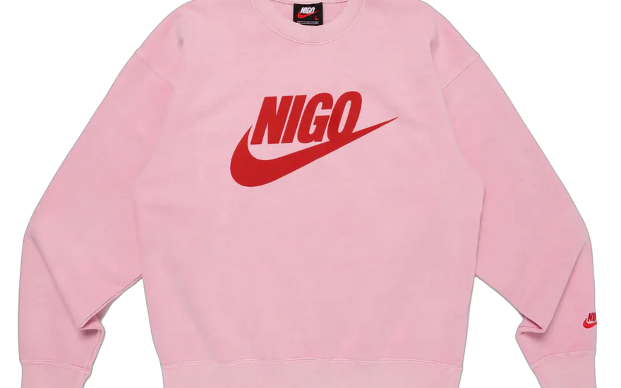 Nike x Nigo NRG Bluza z polaru różowa - Różowa bluza w stylu miejskim