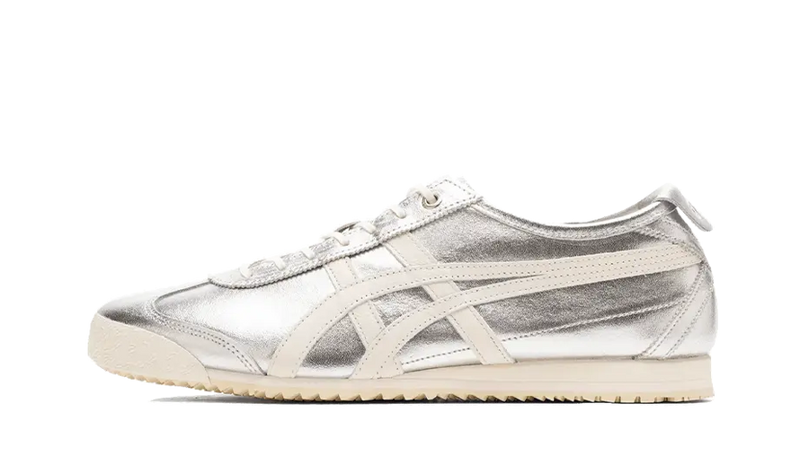 Onitsuka Tiger Mexico 66 Silver - Zapatillas retro en plata que realzan tu look
