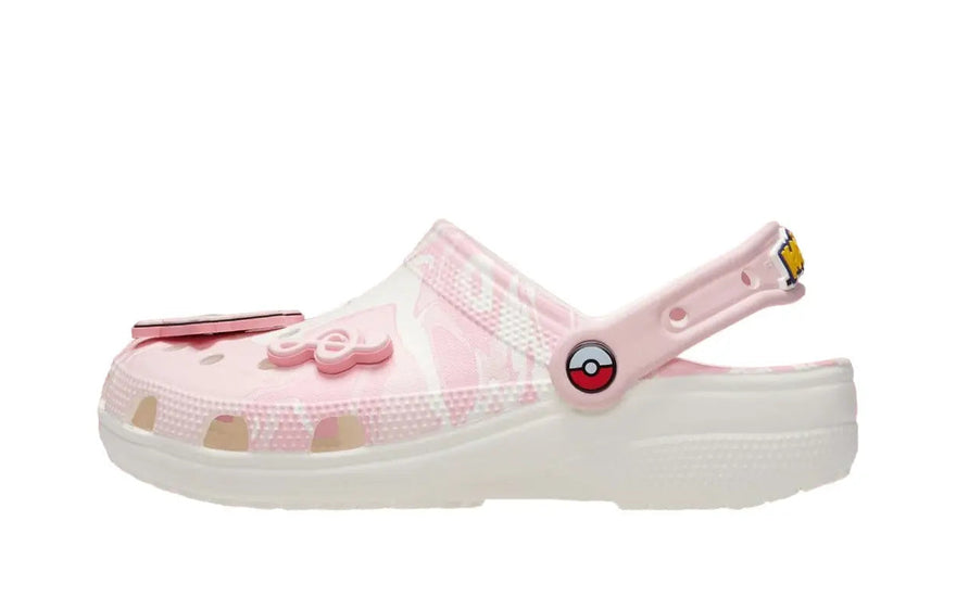 Pokémon x Crocs Klasické nazouváky Jigglypuff: Veselé a velmi pohodlné dřeváky