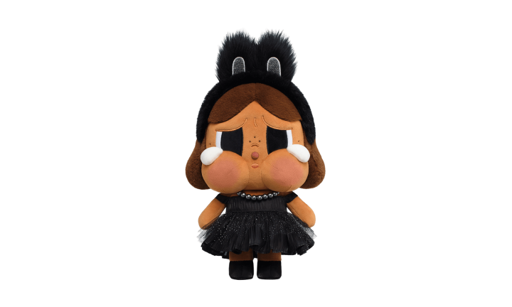 Pop Mart CRYBABY SHINY SHINY Series Plush Doll Black — El peluche oscuro y brillante que necesitas