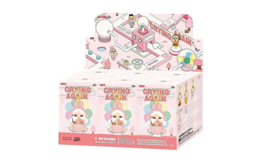 Pop Mart CryBaby Série Znovu Pláče Vinylová Plyšová Hlava Slepá Krabička: 6 překvapení pro tvou sbírku